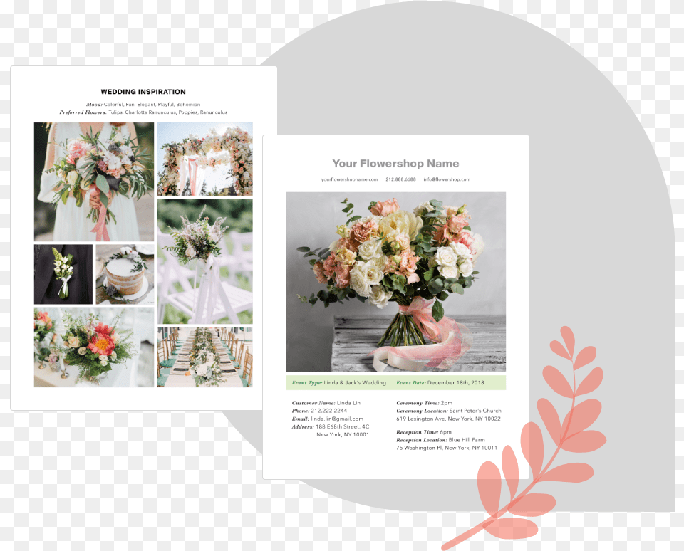 Bloomsby Wedding Floral Management Software Inspiration Bouquet, Flower Bouquet, Advertisement, Art, Graphics Png