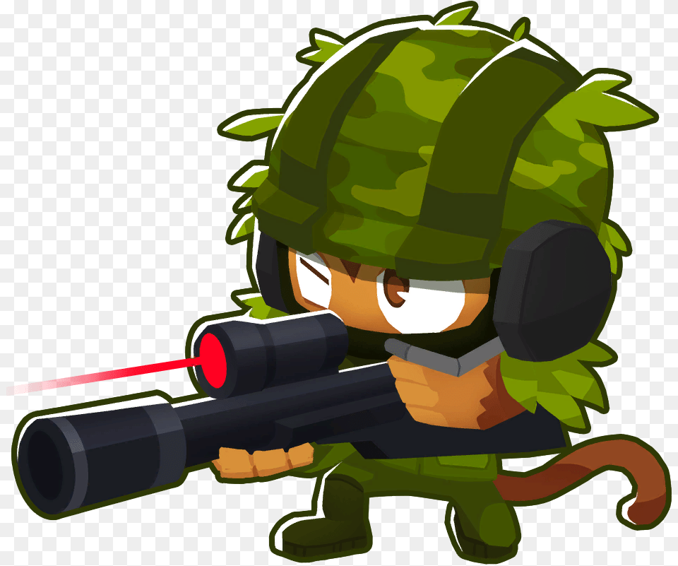 Bloons Td Btd 6 Memes, Person, Sniper, Rifle, Weapon Png