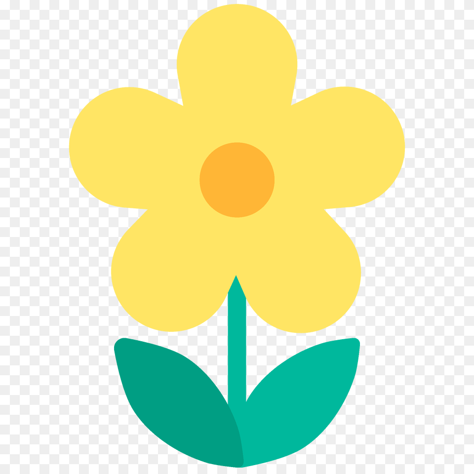 Blossom Emoji Clipart, Daffodil, Flower, Plant, Daisy Free Png