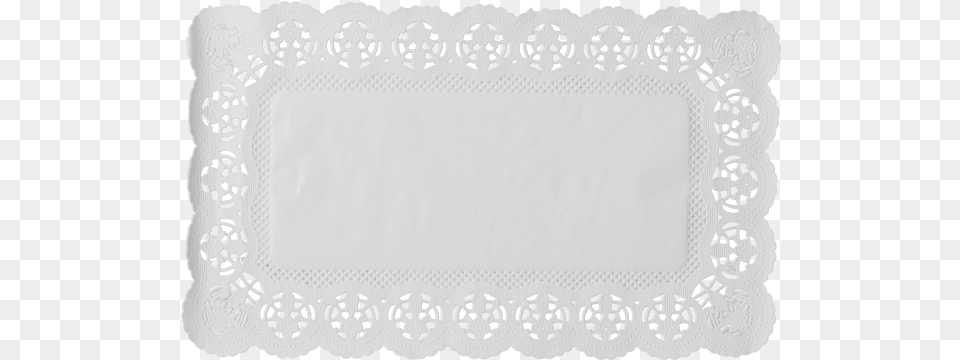 Blossom Rectangular White 30 X 18 Cm Doily Free Transparent Png