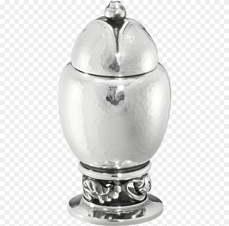 Blossom Salt Shaker 2a Sugar Bowl, Jar, Pottery, Silver, Urn Free Transparent Png
