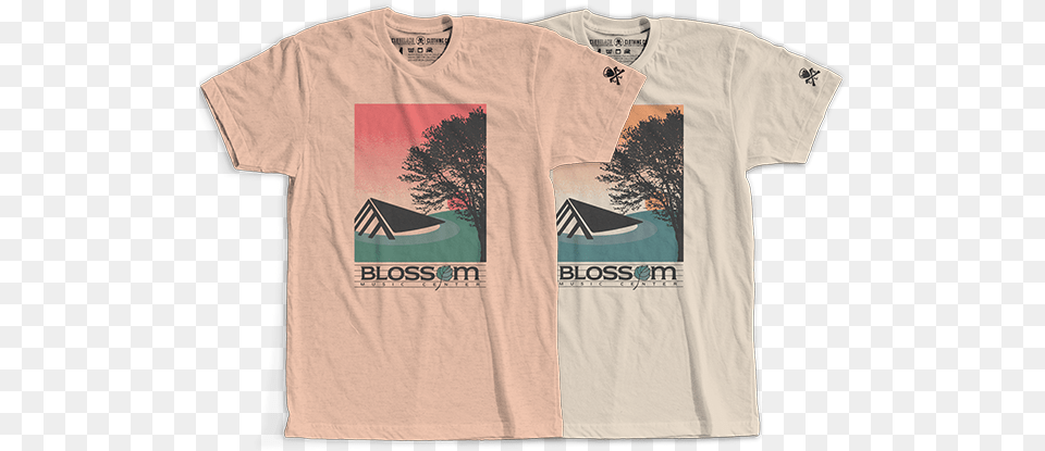 Blossom Sunset T Shirt Elephant, Clothing, T-shirt Png