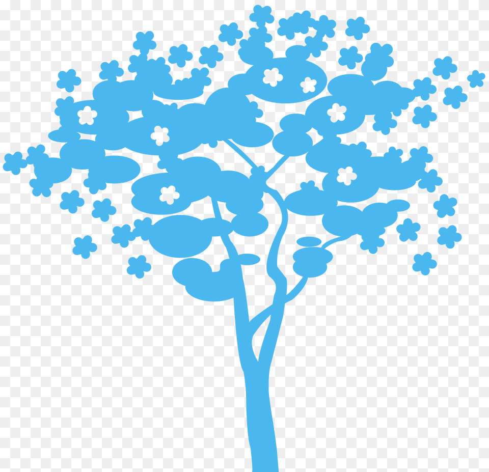 Blossom Tree Silhouette, Art, Graphics, Outdoors, Nature Png