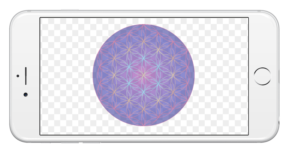 Blossoming Lotus Circle, Electronics, Mobile Phone, Phone, Plate Png Image