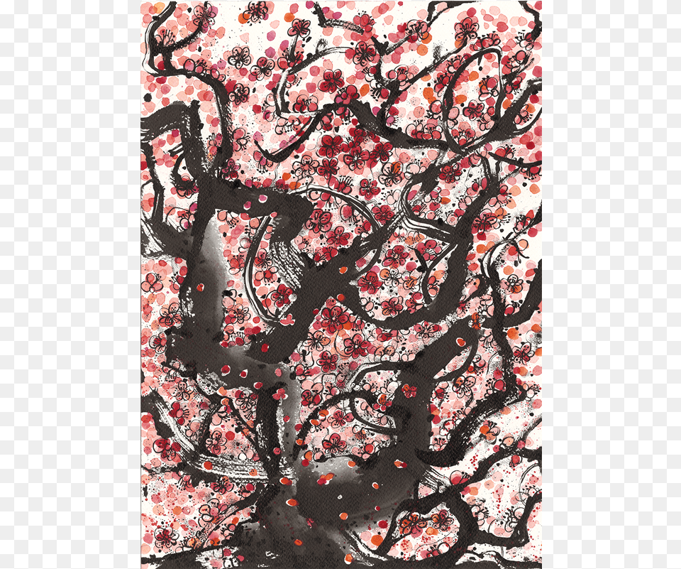 Blossoms Tapestry, Flower, Plant, Cherry Blossom, Accessories Free Png Download