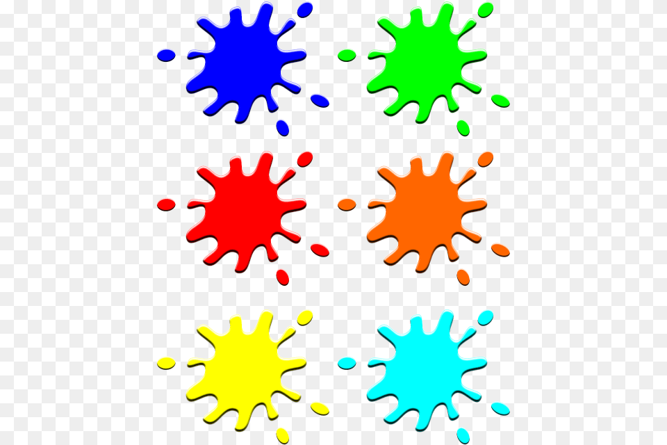 Blots Blobs Colors Drops Ink Splash Blue Green Color Splash Clipart, Confetti, Paper, Stain Free Png Download