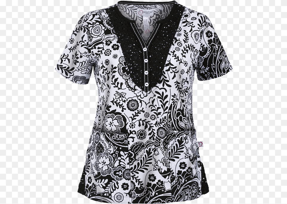 Blouse, Clothing, Pattern, Paisley, Adult Free Transparent Png