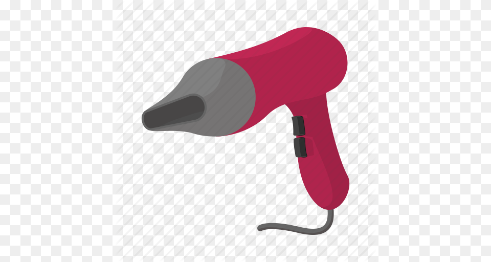Blow Blower Cartoon Dryer Electric Hair Hairdryer Icon, Device, Appliance, Electrical Device, Blow Dryer Png Image