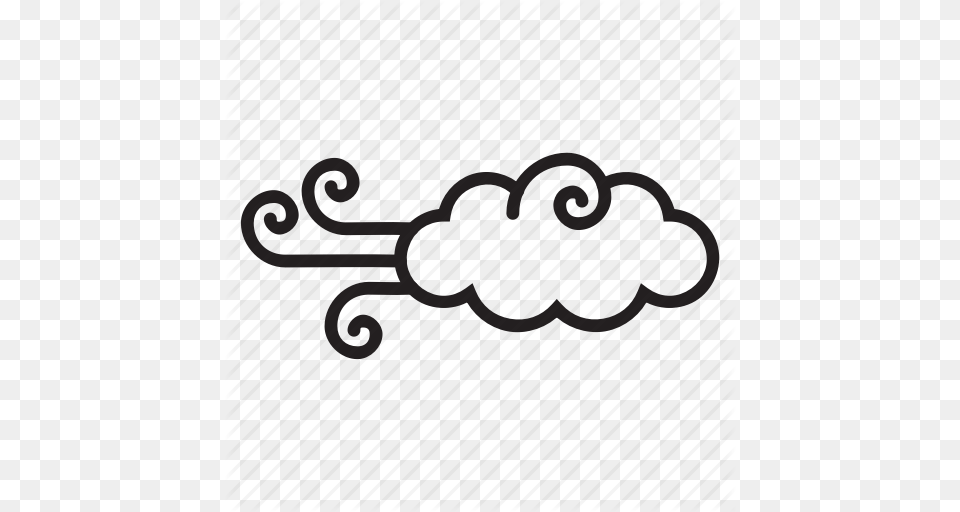 Blow Cloudy Sky Weather Wind Windy Icon, Electronics, Hardware, Gate Png Image