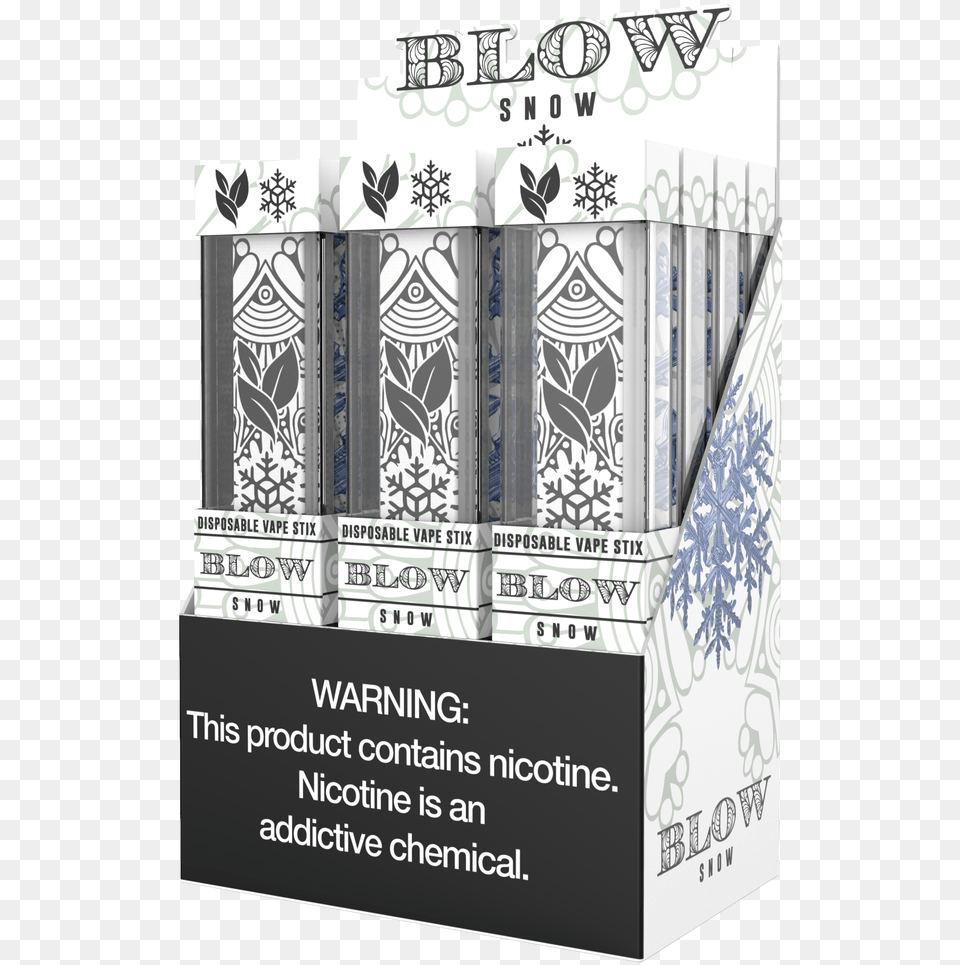 Blow Disposable Stix Box, Book, Publication Free Png