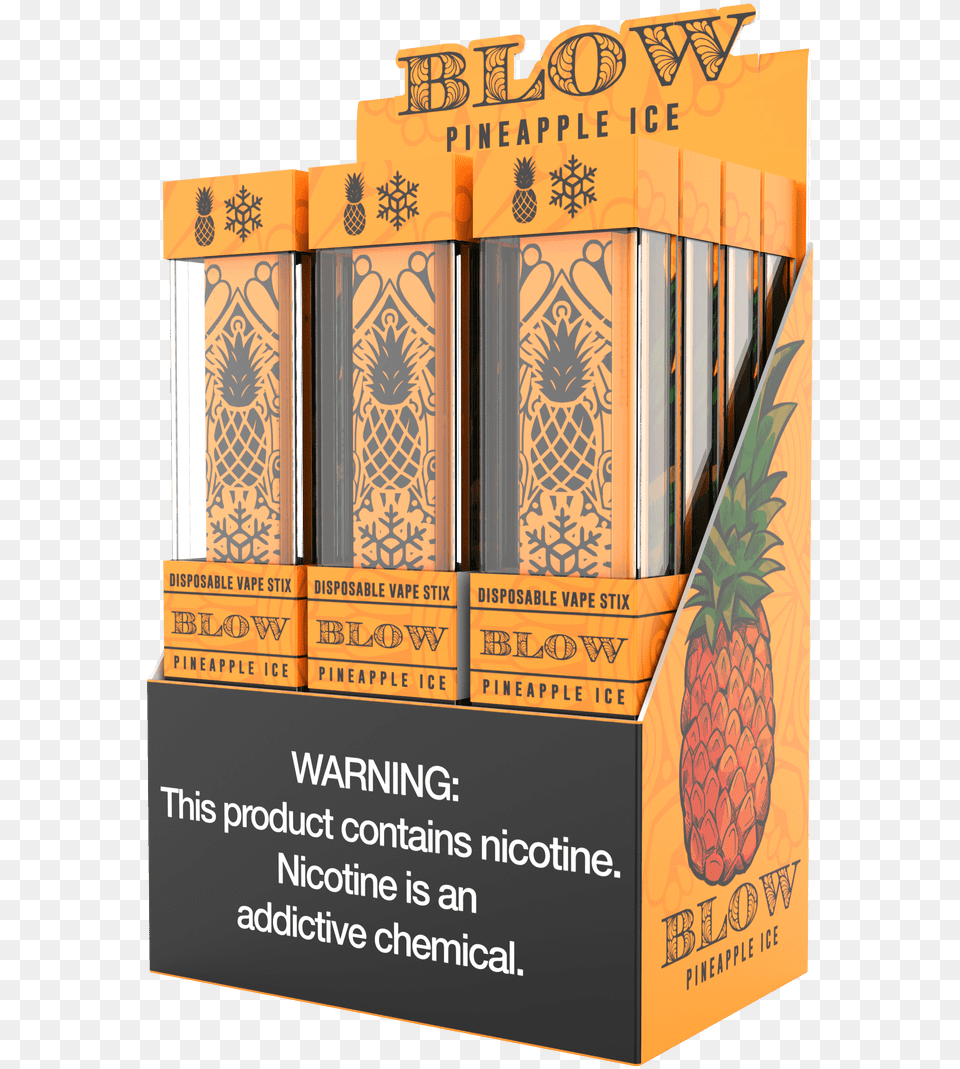 Blow Disposable Vapequotclassquotlazy Blow Stick, Food, Fruit, Pineapple, Plant Free Png