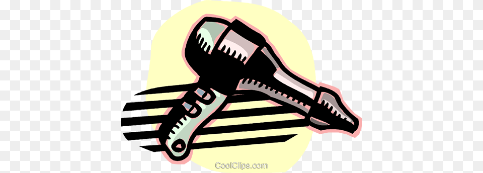Blow Dryer Hair Dryer Royalty Vector Clip Art Illustration, Device, Appliance, Electrical Device, Blow Dryer Png Image