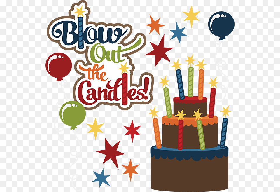 Blow Out The Candles Happy Birthday Clipart For A Guy, Birthday Cake, Cake, Cream, Dessert Free Transparent Png