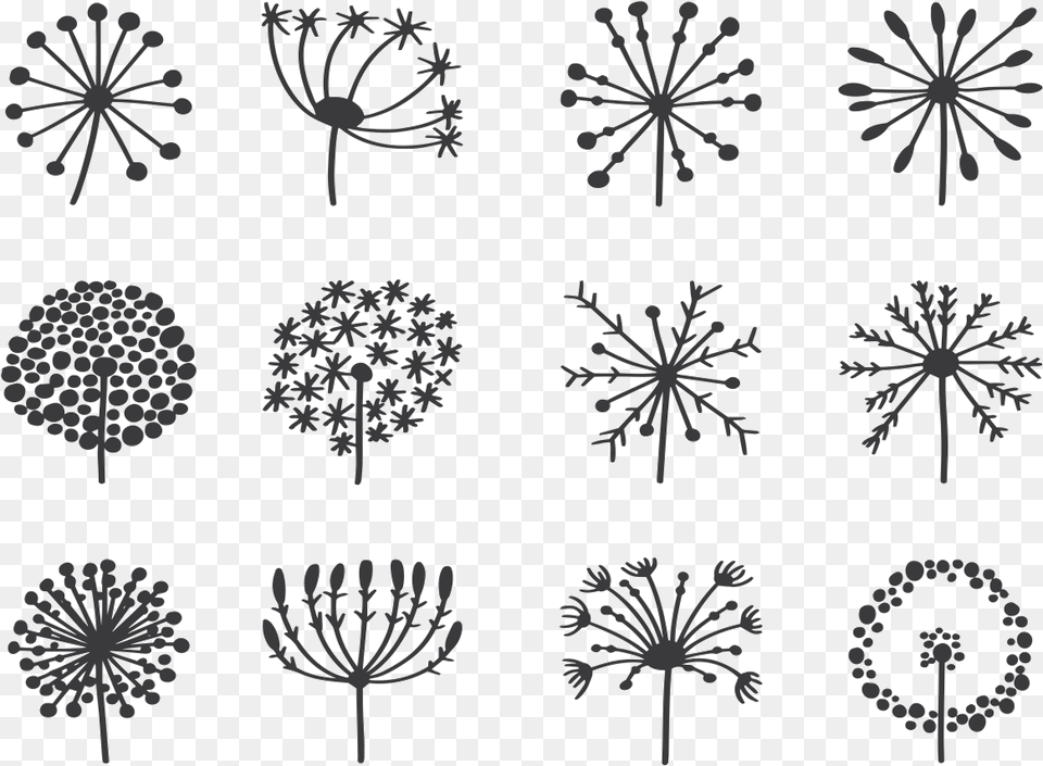 Blowball Icons Vector Vector Art Stock Icono Diente De Leon, Nature, Outdoors, Festival, Hanukkah Menorah Free Transparent Png