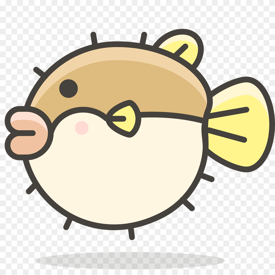 Blowfish Emoji Clipart, Animal, Fish, Puffer, Sea Life Png Image