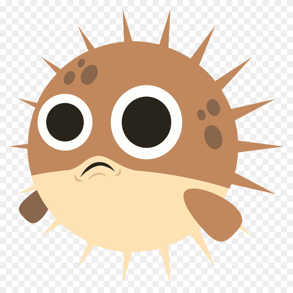 Blowfish Emoji Clipart, Animal, Sea Life, Fish, Puffer Free Png