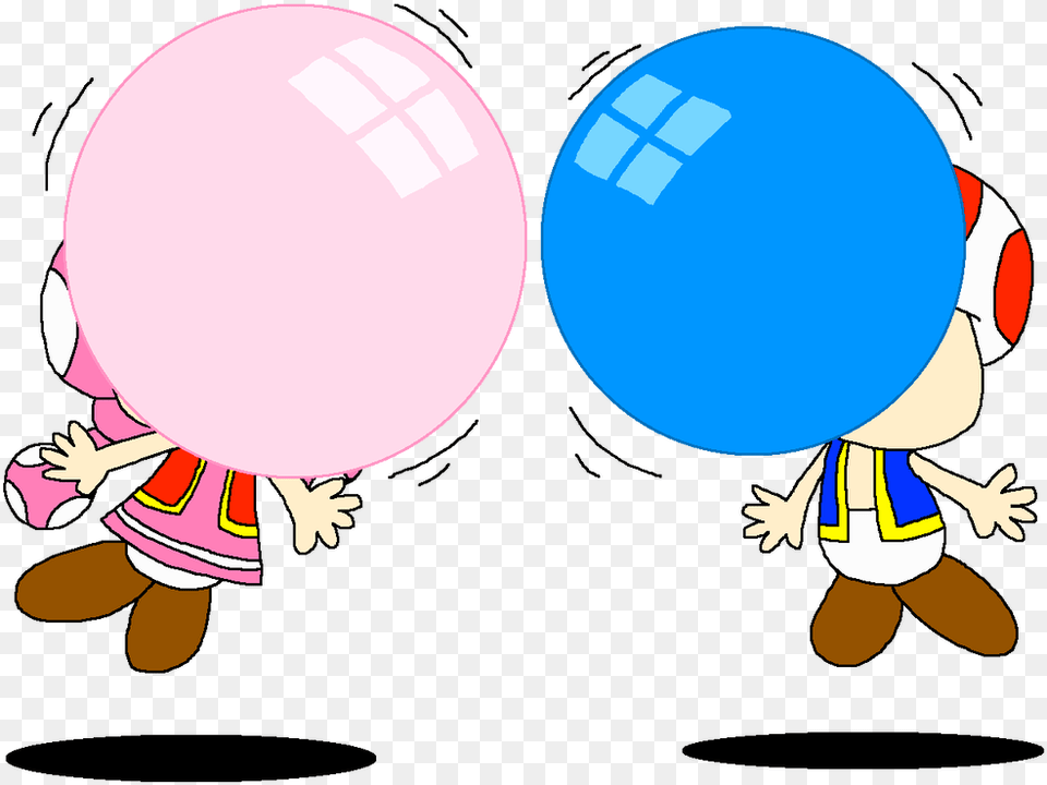 Blowing Bubble Gum Clipart, Balloon, Sphere, Baby, Person Png Image