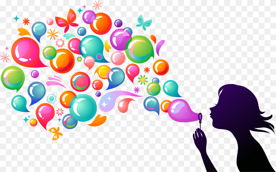 Blowing Bubbles Clip Art, Graphics, Balloon, Person, Adult Free Png