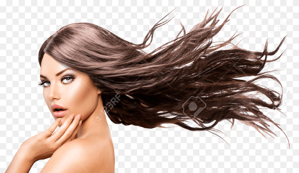Blowing Hair Picture Hair Blowing In The Wind, Adult, Face, Female, Head Free Png Download