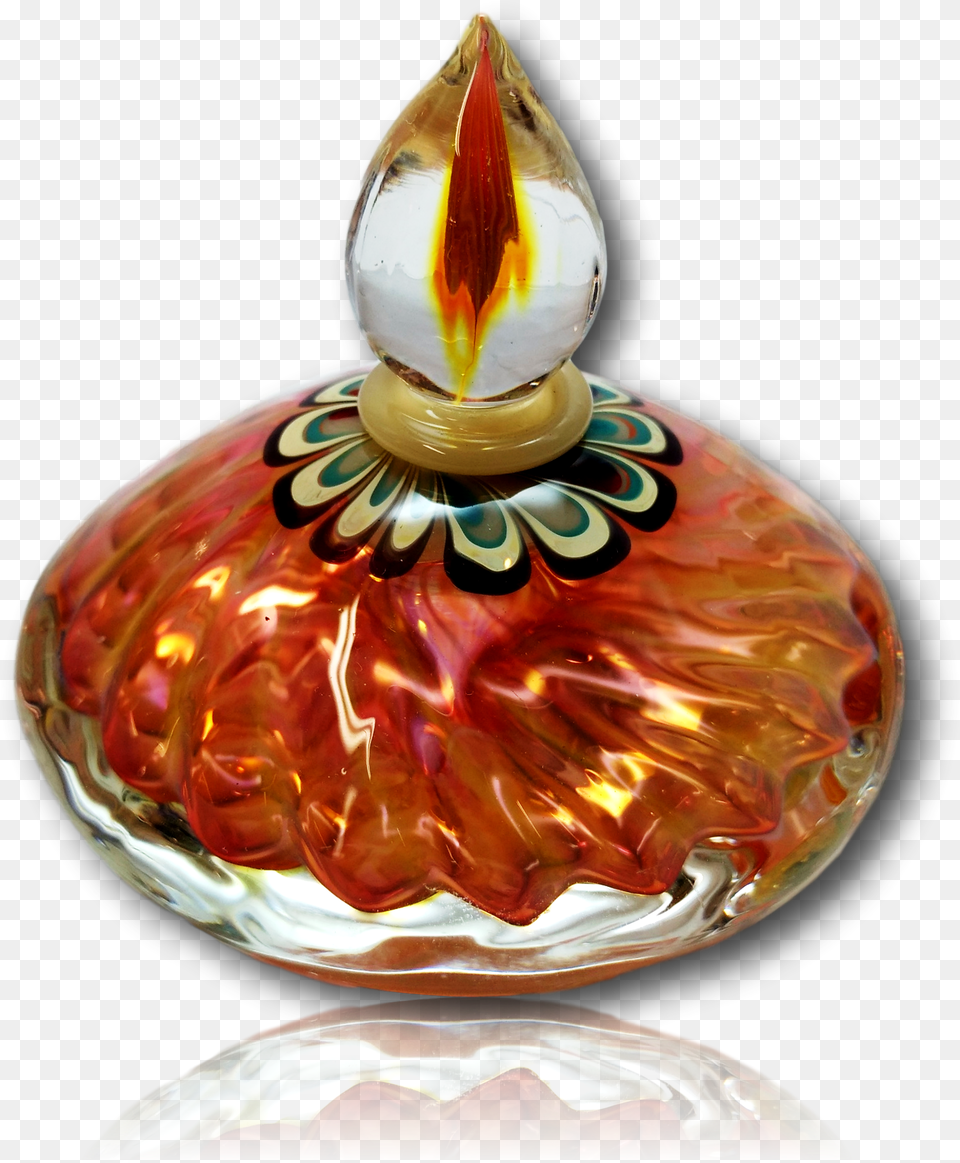 Blown Glass Perfume Bottle Duck, Cosmetics, Plate Free Png Download
