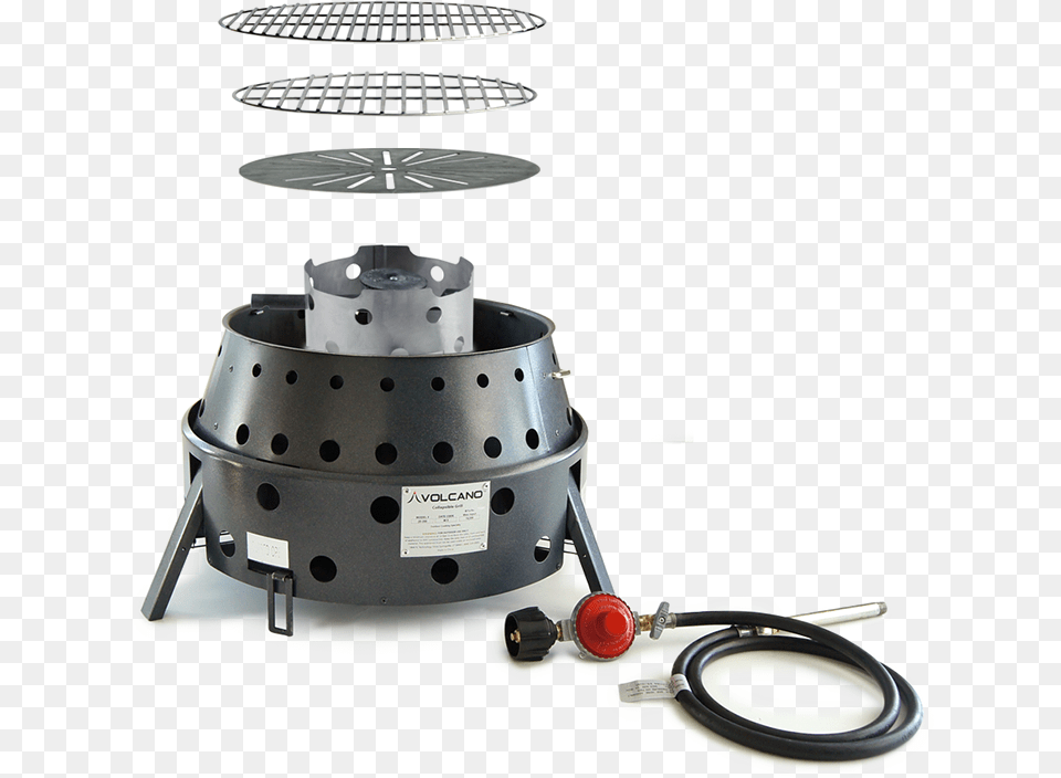 Blowout View Of The Volcano Grill Showing The Different, Appliance, Burner, Device, Electrical Device Free Transparent Png