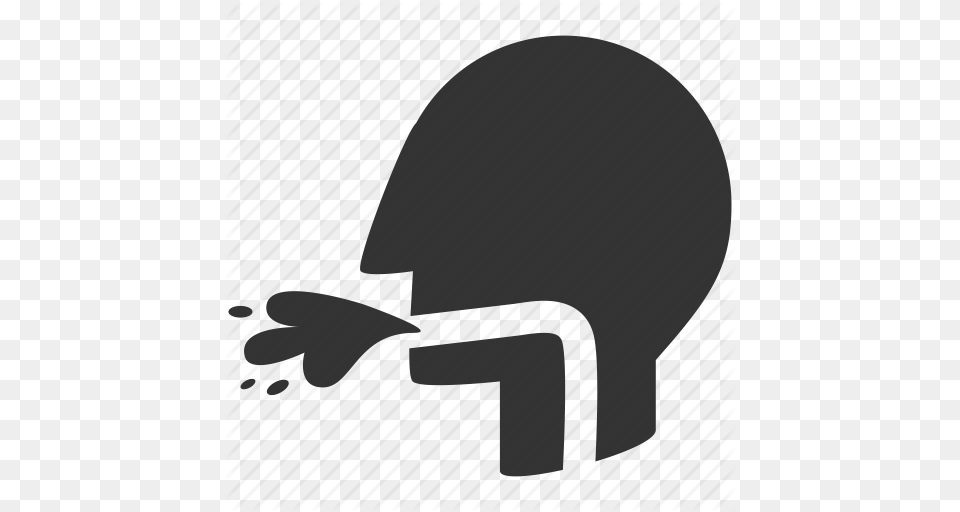 Blowup Food Poisoning Puke Sick Symptom Throwing Up Vomit Icon, Clothing, Hardhat, Helmet Png