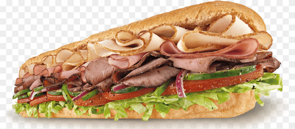 Blt Submarine Sandwich Subway Pulled Pork Transparent Subway Sandwich, Burger, Food, Lunch, Meal Png Image