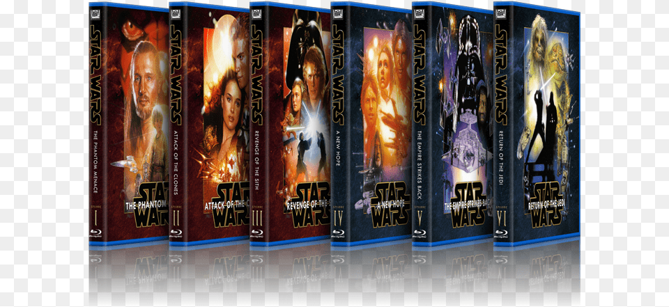 Blu Ray And Other Hd Box Size Star Wars Covers Page, Book, Publication, Novel, Person Png