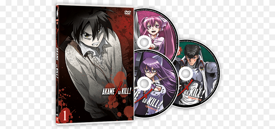 Blu Ray Dvd Akame Ga Kill 2 Blu Ray, Book, Comics, Publication, Adult Free Png Download