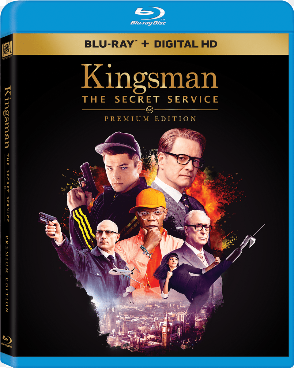Blu Ray Ocard Kingsman Premium Edition Blu Ray, Advertisement, Adult, Poster, Person Free Transparent Png