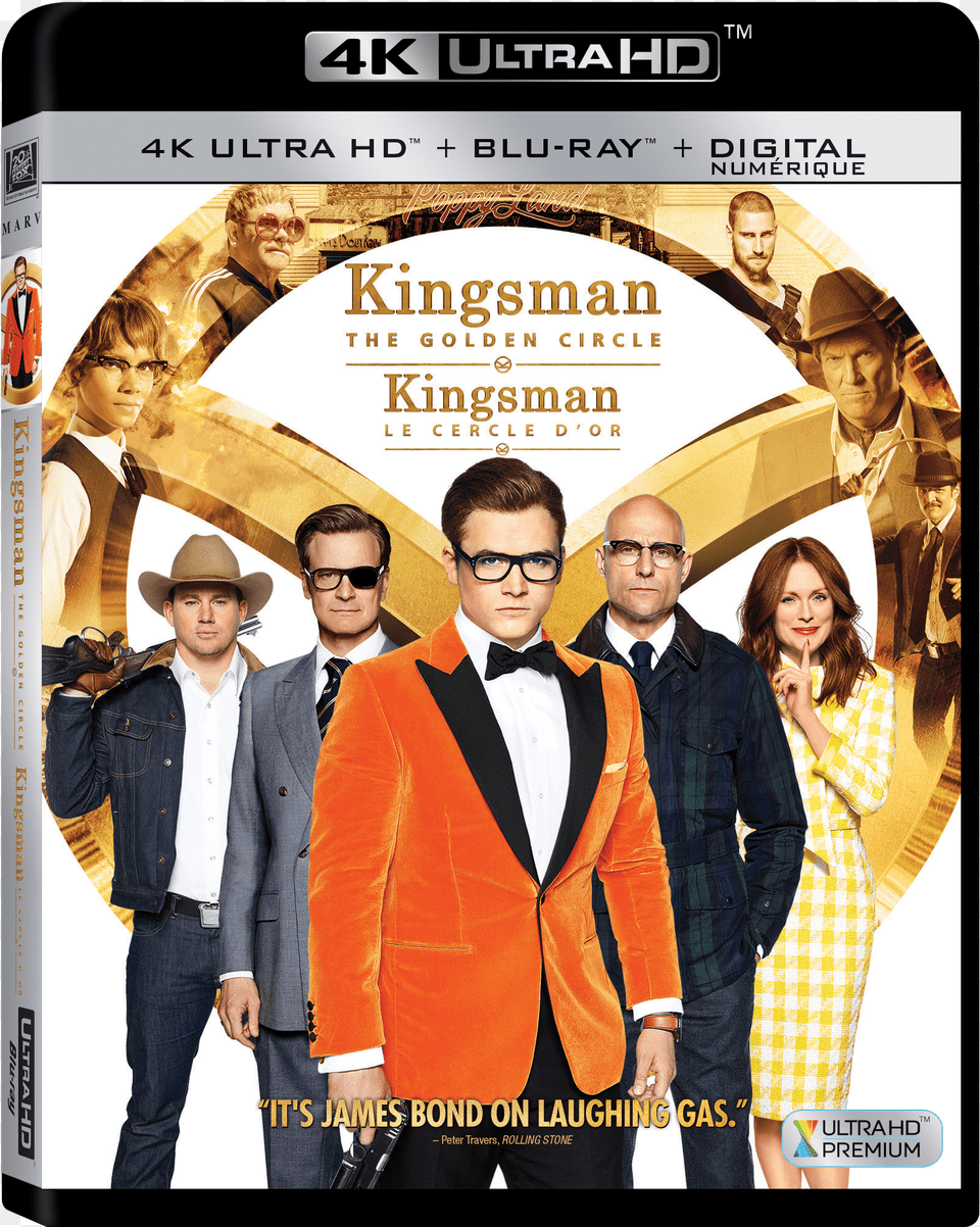 Blu Ray Uhd Kingsman 2 The Golden Circle Blu Ray Free Transparent Png
