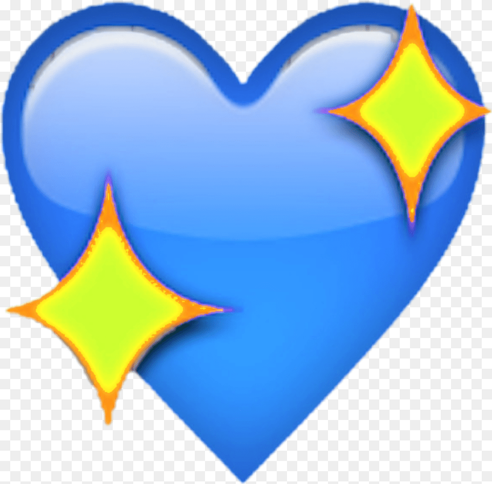 Blu Yellow Heart Idk Heart Emoji Blue And Yellow Cartoon Heart, Balloon, Logo Free Png Download