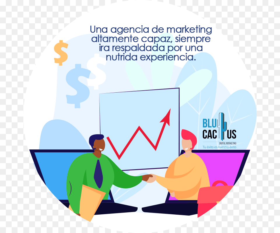 Blucactus 5 Beneficios De Contratar Marketing Digital Circle, Adult, Male, Man, Person Free Png