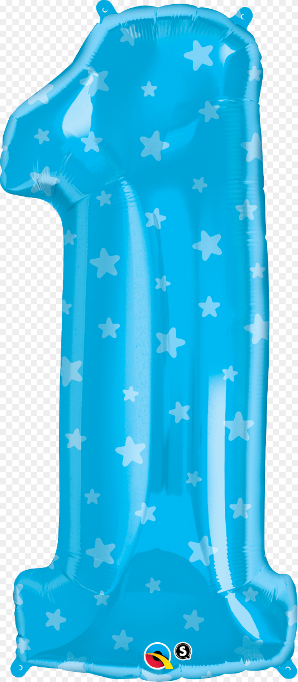 Blue 1 Stars Super Shape Foil Balloon Number 18 Pink Balloons, Inflatable, Clothing, Lifejacket, Vest Free Png Download