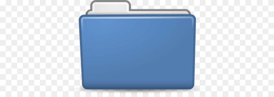 Blue White Board, File, File Binder, File Folder Free Png Download