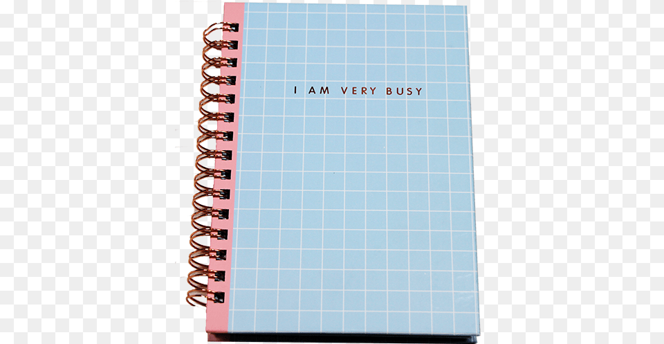 Blue 3 Subject Notebook A5 Cute Notebook, Page, Spiral, Text, Coil Free Png