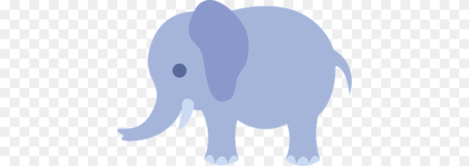 Blue Animal, Elephant, Mammal, Wildlife Png Image