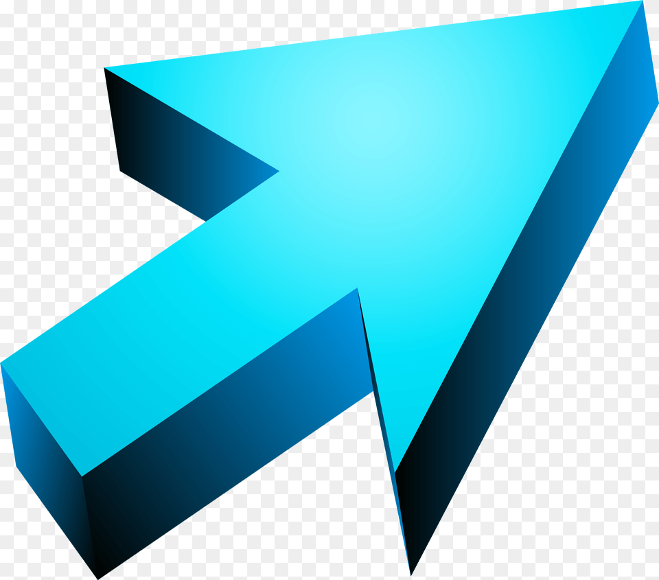 Blue 3d Arrow Clip Art Image 3d Arrow Background, Symbol Png