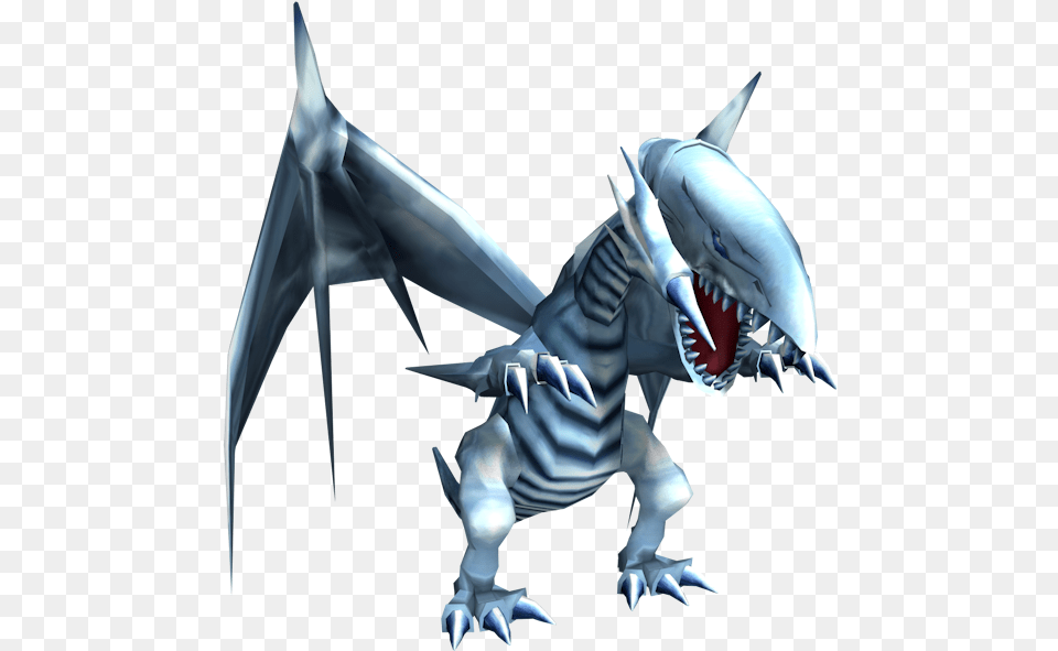 Blue 3d Blue Eyes White Dragon, Animal, Fish, Sea Life, Shark Free Png