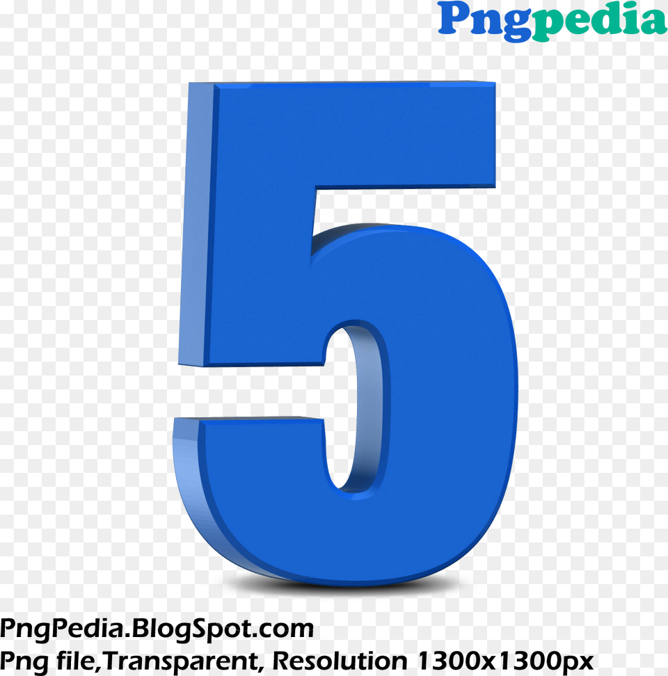 Blue 3d Numbers Set 5 Steps To Publishing Your Own Book Book, Number, Symbol, Text Png Image