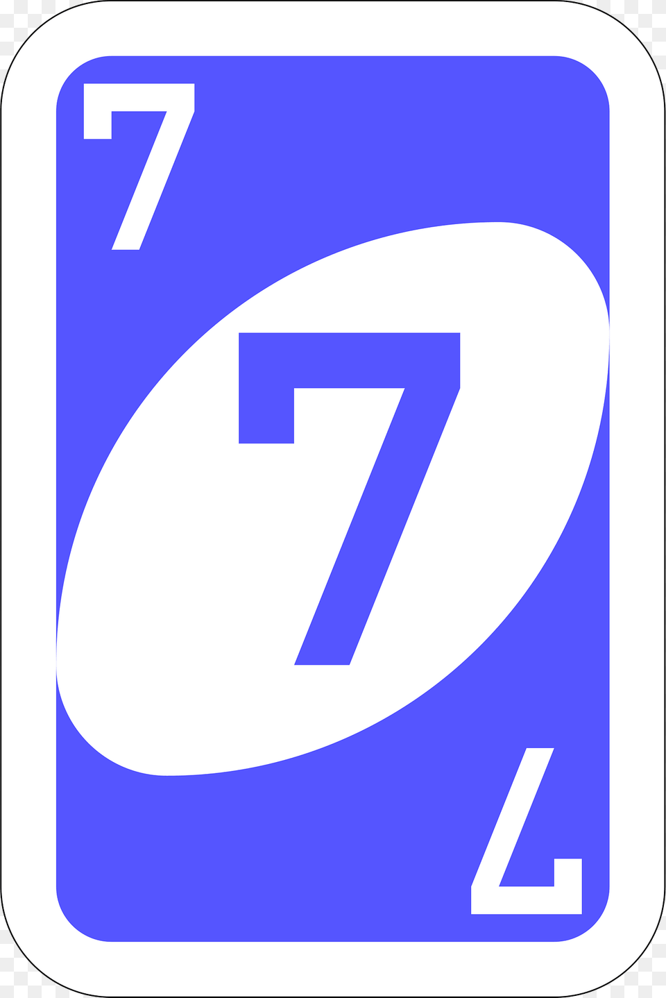 Blue 7 Card Clipart, Number, Symbol, Text, Disk Png