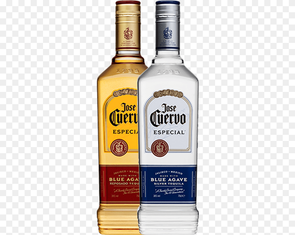 Blue Agave Tequila Jose Cuervo, Alcohol, Beverage, Liquor, Bottle Png