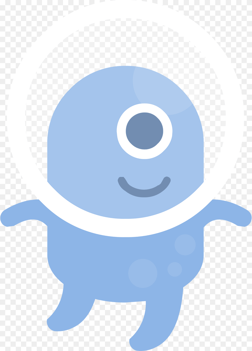 Blue Alien Clipart, Paper Png Image