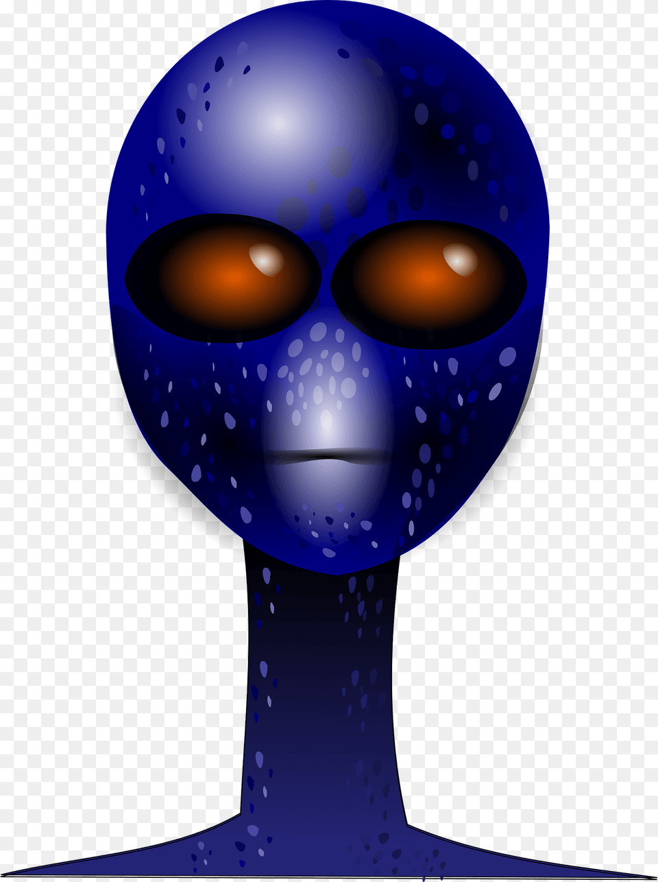 Blue Alien Face Clipart Free Png Download