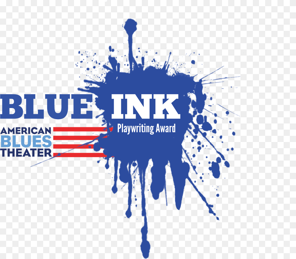 Blue American Blues Theater, Art, Graphics, Advertisement, Logo Free Png Download