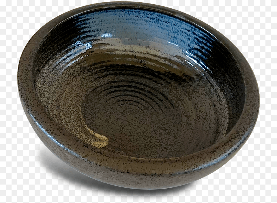 Blue Amp Orange Brush Stroke Stoneware Serving Bowl Ceramic, Pottery, Soup Bowl, Plate Png Image