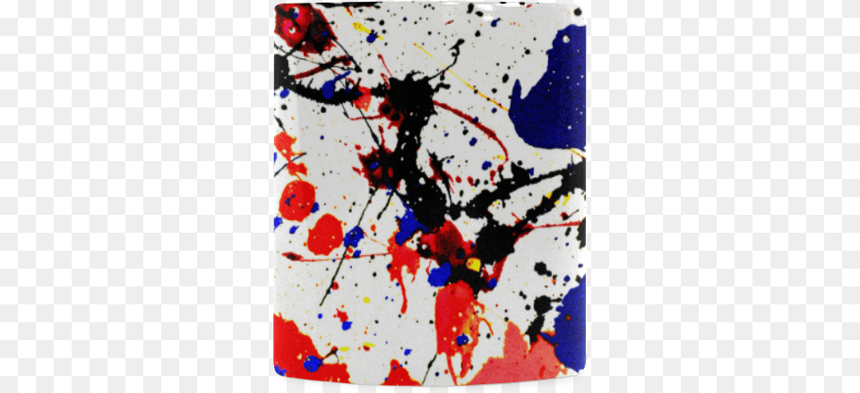 Blue Amp Red Paint Splatter White Mug Portable Network Graphics, Art, Modern Art, Painting Png