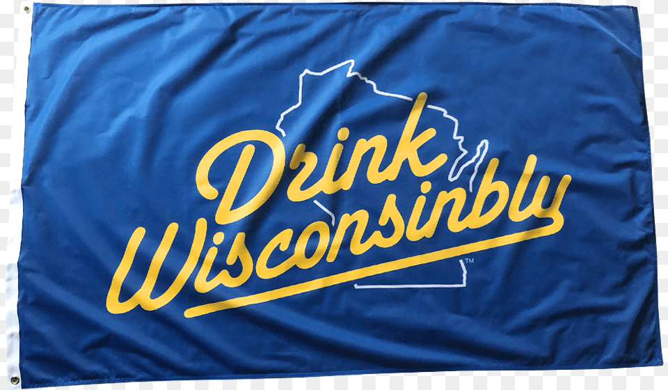 Blue Amp Yellow Flag Drink Wisconsinbly, Banner, Text, Home Decor, Outdoors Free Png