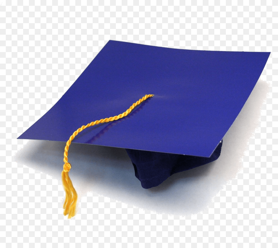 Blue And Gold Graduation Cap Image Transparent Background Blue Graduation Cap, People, Person Free Png