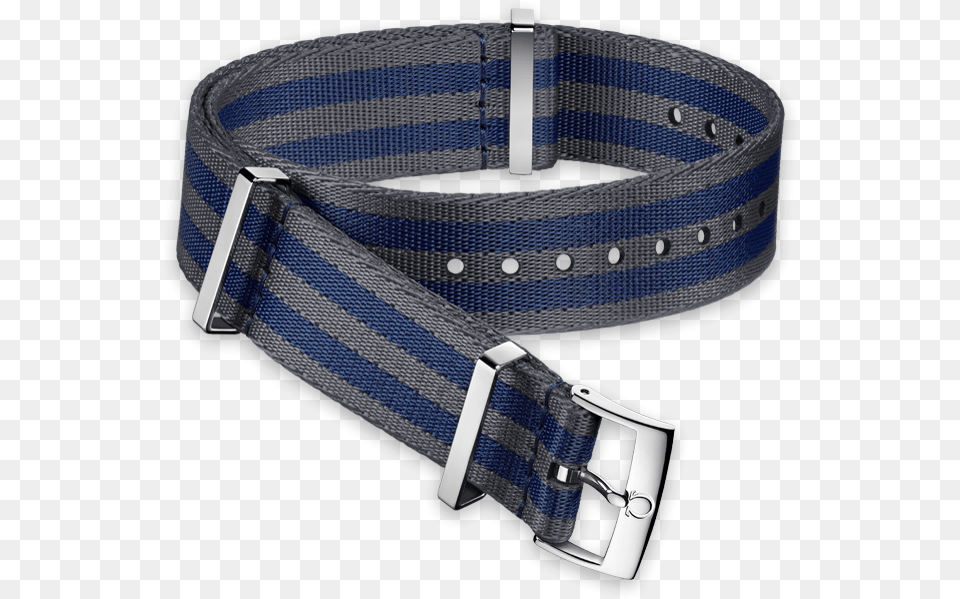 Blue And Grey Nato Strap, Accessories, Buckle, Belt, Canvas Png